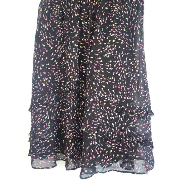 Motherhood Maternity Black Floral Mini Dress M - Picture 3 of 7